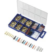 TRU COMPONENTS 739647 Assortiment kabelschoenen 0.104 mm² - 2.50 mm² Transparant, Zwart, Rood, Blauw 260 stuk(s) - thumbnail