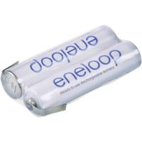 Panasonic eneloop Reihe F1x2 Accupack Aantal cellen: 2 Batterijgrootte: AAA (potlood) Z-soldeerlip NiMH 2.4 V 750 mAh - thumbnail