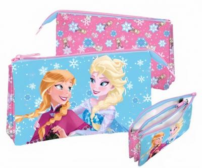 Kids Licensing etui Frozen meisjes polyester 22 cm roze/blauw Kids Licensing etui Frozen meisjes polyester 22 cm roze/blauw