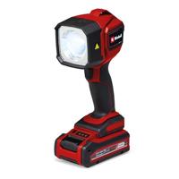 Einhell Accu Lamp TC-CL 18/350 Li Solo Power X-Change (18 V, 350 lm, 7000 K, lichtbereik: 30 m, draaibare lampkop, hoogwaardig LED-licht, zonder accu)