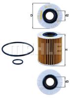 Oliefilter MAHLE, Diameter (mm)68,8mm, u.a. für Lexus, Toyota