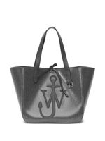 JW Anderson sac cabas à plaque logo - Gris