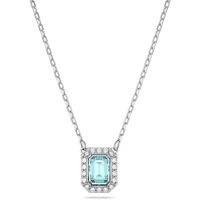 Swarovski 5640289 Ketting Millenia Octacon zilverkleurig-groen-wit 38-41 cm