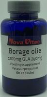 Borage olie 1200mg GLA 240mg - thumbnail