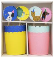 HEMA Traktatie Uitdeelset Feestbeesten - 16 Stuks