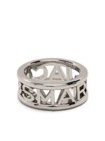 Marc Jacobs bague The Monogram en métal - Argent - thumbnail