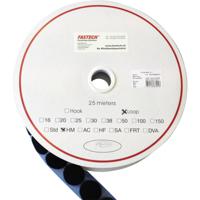 FASTECH® T02020999903C1 Klittenband punt Om vast te plakken Hotmelt Lusdeel (Ø) 20 mm Zwart 1 stuk(s)