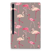 Samsung Galaxy Tab S7 Plus | S8 Plus Back Case Flamingo