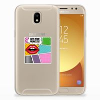 Samsung Galaxy J5 2017 Silicone Back Cover Popart Princess - thumbnail