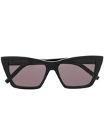 Saint Laurent Eyewear lunettes de soleil à monture papillon - Noir