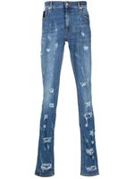 1017 ALYX 9SM jean skinny à effet usé - Bleu