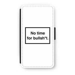 No time: iPhone X Flip Hoesje