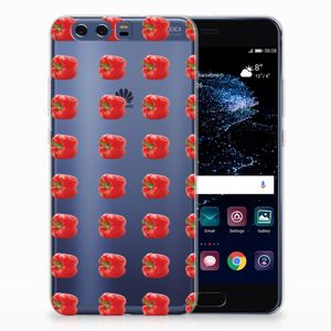 Huawei P10 Plus Siliconen Case Paprika Red