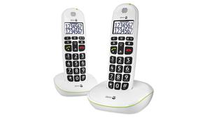 Doro Phone Easy 110 Duo Big Button Care Dect Telefoon Wit