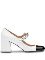 Miu Miu escarpins Mary Jane - Blanc