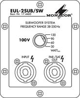 Monacor EUL-2SUB/SW ELA-subwoofer