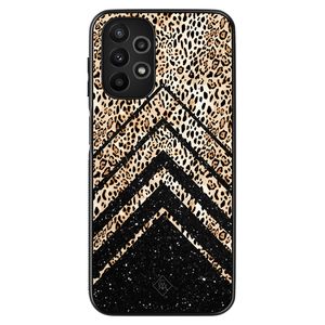 Samsung Galaxy A13 4G hoesje - Chevron luipaard