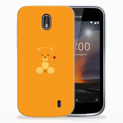 Nokia 1 Telefoonhoesje met Naam Baby Beer Nokia 1 Telefoonhoesje met Naam Baby Beer