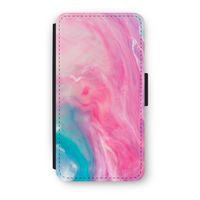 Roze explosie: iPhone XS Flip Hoesje