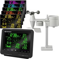 BRESSER 5-in-1 Professional Weather Center met 256 kleurenweergave (zwart)