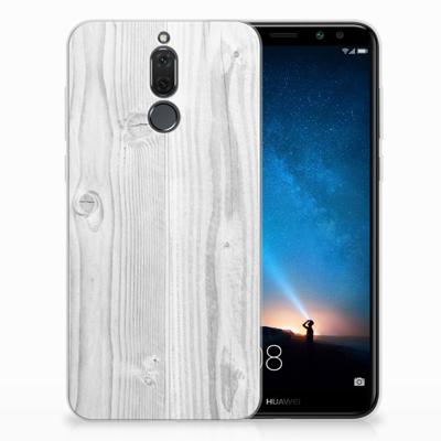 Huawei Mate 10 Lite Bumper Hoesje White Wood Huawei Mate 10 Lite Bumper Hoesje White Wood