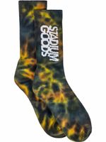 STADIUM GOODS® chaussettes Jungle Camo à motif tie dye - Vert - thumbnail