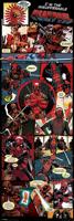 Deadpool Panels Poster 53x158cm