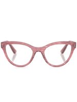 Dolce & Gabbana Eyewear lunettes de vue à monture papillon - Rose