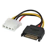 Interne voeding SATA 15-polige stekker op Molex 5,25 inch aansluiting