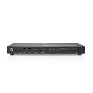 HDMI© Matrix-Switch | 2 x 4-Poorts | 4x HDMI© Input | 1x Optisch S/PDIF / 2x 3,5 mm / 2x HDMI©