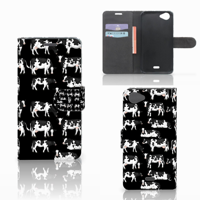 Wiko Rainbow Jam Telefoonhoesje met Pasjes Koetjes