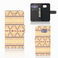 Samsung Galaxy S6 Edge Telefoon Hoesje Aztec Yellow