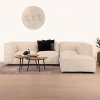 Sohome Hoekbank Ezra Rechts, 3-zits - Beige