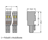 WAGO 769-104 Connector, female 50 stuk(s)