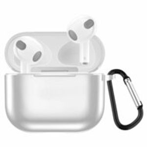 AirPods 3 hoesje - TPU - Electroplating series - Wit