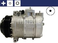 Compressor, airconditioning MAHLE, Spanning (Volt)12V, u.a. für Mercedes-Benz, Fiat, Chrysler - thumbnail