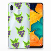 Samsung Galaxy A30 Siliconen Case Druiven - thumbnail