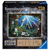 Ravensburger Escape Room Puzzel De Onderzeeër, 759st. - thumbnail