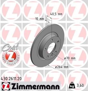 Remschijf Coat Z 430261120