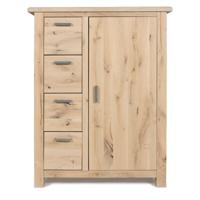 Opbergkast (laag - 1 deur) Beaufort - Nature White