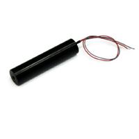 Puntlaser, groen, 532 nm, 1 mW, 3 V DC, Ø12x45 mm, Laser Class 2, Focus kollimiert, Kabellengte 100 mm - 70125702