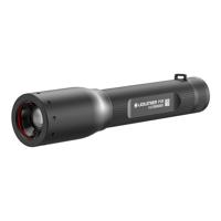 Ledlenser P3R mini-zaklamp LED, 140 lumen, focusseerbaar, oplaadbaar, verlichtingsbereik van 100 m, gebruiksduur van max. 6 uur, met lithium-batterij, incl. batterij, laadstation en handlus
