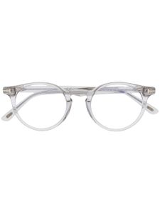 TOM FORD Eyewear lunettes de vue à monture ronde - Argent