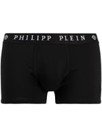 Philipp Plein boxer à logo brodé - Noir - thumbnail