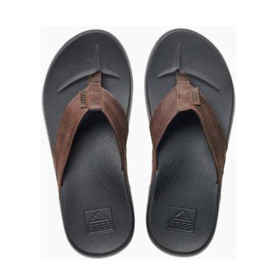 Reef Cushion Bounce Phantom leren teenslippers bruin Reef Cushion Bounce Phantom leren teenslippers bruin