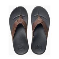 Reef Cushion Bounce Phantom leren teenslippers bruin