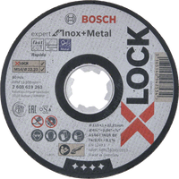 Bosch Accessoires X-LOCK Slijpschijf Expert for Inox & Metal 115x1x22.23mm, recht - 1 stuk(s) - 2608619263