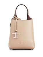 Tod's mini sac en cuir à pendentif logo - Tons neutres - thumbnail