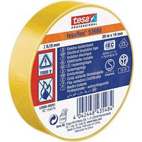 tesa 53988-00091-00 isolatietape 53988 geel (L x B) 20 m x 19 mm, 3 stuks