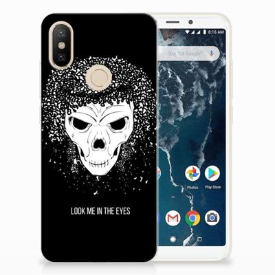 Silicone Back Case Xiaomi Mi A2 Skull Hair Silicone Back Case Xiaomi Mi A2 Skull Hair